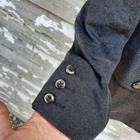 🌟 CAbi Crew Ponte Knit Gray Jacket Blazer Women’s Size Small #3030 - Picture 4 of 7